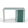 Galvanized Metal Garden Shed Tool Firewood Storage Sheds Log Store Heavy Duty