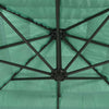 Garden Parasol with Steel Green 246x246x230 A6S7
