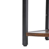 Industrial 5 Tier Wood Shelf Unit Organiser Metal Frame Open Storage Bookcase UK