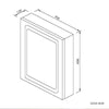 Illuminated LED Bathroom Mirror Cabinet With Shaver Socket Demister Wall Mounted