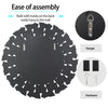 LUVODI Wall Mirror for Living Room Large Elegant Silver Glass Mirror Home Decor