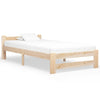 Bed Frame Solid Pine Wood 90x200 E9Z4