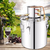 20L Water Alcohol Distiller Stainless Steel Home Brewing Kit Whiskey Making Kit