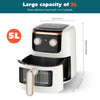 5L Air Fryer Manual Kitchen Oven Oil Free Low Fat Healthy Frying Cooker 1300W