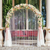 218x119x44CM Steel Garden Arch for Wedding & Climbing Plants with Stakes