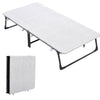 Single Metal Folding Guest Bed Visitor Camping Compact Fold Out Easy Storage