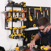 Electric Drill Storage Rack Floating Shelf WallMount Power Tool Organizer 8-slot