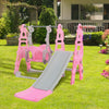 Toddler Swing Slide&Climber Set Kids Baby In/Outdoor Playground Girl's Toy Pink