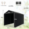 Outdoor Motorcycles Storage Shed Portable Garage Shelter Heavy-duty Carport