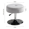 Swivel Dressing Table Stool Chair Velvet Makeup Padded Bedroom Adjustable Height