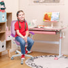 Kids Swivel Desk Chair Ergonomic Children Rolling Study Chair w/Mesh Back