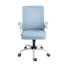 Desk Chair Mid-Back Office Swivel Chair Mesh Back Task Chair / Flip-up Armrest