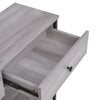 X-Frame Industrial Console Table Drawer Sofa Side Table Entryway Display Shelves