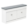 Shoe Bench Shoe Cabinet Hallway Footwear Storage Organizer Stand with Cushion