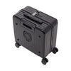 Wheeled Black Suitcase Cabin Trolley Bag Hand Luggage Carry On Travel Case