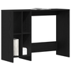 Black Oak Desk - 102.5x35x75 cm Made from Engineered Wood