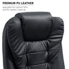 Massage Office Chair Gaming Computer Desk Swivel Recliner Chair Leather Footrest