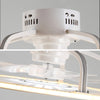 LED Ceiling Fan Light Dimmable Chandelier Lamp Living Room With Remote Control