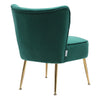 Scallop Back Armchair Cocktail Sofa Accent Seat Living Bedroom Cafe Lounge Sofa