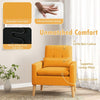 Yellow Mid Century Modern Accent Chair