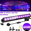36W UV LED Blacklight Party Ultraviolet Strip Lamp Disco Club Fluorescent Decor