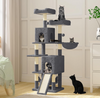 Dogat 158cm Cat Tree for Indoor Cat Tower w/7 Sisal Scratching Posts 9-1-531