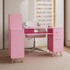 Professional Manicure Table Salon Nail Station Beauty Desk with Nailpolish Shelf