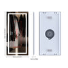 1200x600mm Bathroom Mirror LED Lights Large Illuminated Mirror Bluetooth