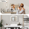 ELECWISH Hollywood Mirror LED Lighted Vanity Makeup Mirror 70*55cm 10x Magnifier