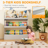 3-Tier Kids Bookshelf Childrens Bookcase Rack Wall Toys Storage Organizer