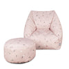 Kids Snuggle Chair and Footstool Bundle - Whimsical Wonder