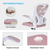 Pink Mesh Office Chair Ergonomic Computer Desk Seat Swivel Armchair 30° Rocking