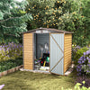 Garden Outdoor Metal Shed Steel Frame Storage Bike Tool Sheds with Lockable Door