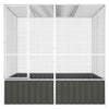Bird Cage Anthracite 213.5x217.5x211.5 cm Galvanised Steel