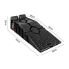 2Pcs 5Ton Car Ramps Heavy Duty Black Low Clearance Vehicle Van Scooter Lift Ramp