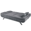 Faux Leather/Fabric 3 Seater Sofa Bed Sleeper Function Recliner Double Sofabed