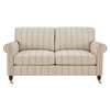 Dusk Sicily Linen Stripe 2 Seater Sofa RRP £699