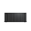 Black Horizontal Radiator 600x1428 Single Flat Panel Central Heating Modern Rads
