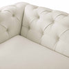 Dusk Chesterfield 3 Seater Sofa - Cream Linen RRP £999