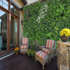 100cm Artificial Grass Panel Mat Background Wall Fake Lawn Topiary Plant Decor