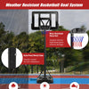 305cm Full Size Basketball Stand Hoop Net Backboard System Adjustable Standing