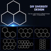Hexagon LED Lighting Car Detail Garage Workshop Retail Lighting Gym Yzdxkkqmvycj