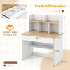 Children Writing Table Wooden Study Desk with Drawer