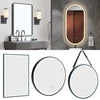 Bathroom Mirror with LED Light Illuminated Demister Anti-fog Touch Wall Mounted