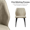 2 Pcs Dining Chair Faux Leather Soft Padded Chair Modern Dining Room Home New