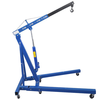 1 Ton Tonne Engine Crane Stand Hoist Lift Hydraulic Folding Adjustable Positions