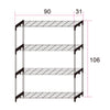 NEW Double Pack Flower Plants Staging Display Greenhouse Racking Shelving 2PCS
