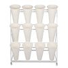 Mobile Flower Display Stand Plant Shelf / 12X Artificial Grass Flower Wall Panel