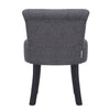 Linen Dressing Table Stool Vanity Chair Makeup Stool Bedroom Piano Padded Seat