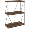 3-Tier Multipurpose Display Rack Home Storage Shelving Unit Industrial Bookshelf